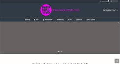 Desktop Screenshot of etdieucrealeweb.com